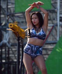 [포토] 인천 물싸움 콘서트 워터밤, 주인공은 모델 오아희!