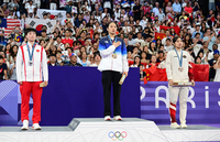 [포토]애국가 부르는 안세영