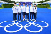 [포토]최상의 성적 남긴 대한민국 양궁 대표팀