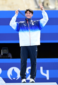 [포토]이우석, 3위 했어요!