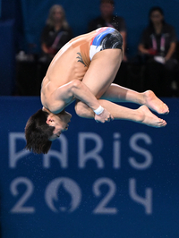 [포토]우하람, 3m 스프링보드 준결선 진출