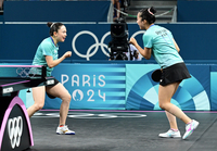 여자 탁구 메달까지 ‘1승 남았다’…12년만 단체전 준결승행 [파리2024]