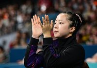 [포토]신유빈, 언니! 힘내요!