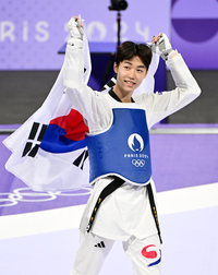 [포토]태권도 박태준, 금메달 땄어요!