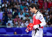 [포토]서건우, 동메달결정전 패배