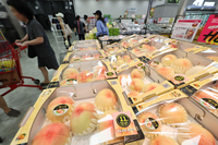 복숭아 지난해보다 25% 저렴…대형마트 여름 과일값 ‘안정세’