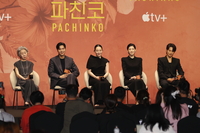 “자이니치 이야기, 나도 모르게 눈물”…‘파친코2’ 윤여정·김민하→이민호, 다시 한 번 전세계 울린다[SS현장]