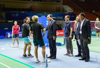 박홍률 목포시장, 코리아오픈 배드민턴선수권대회 준비상황 살펴