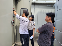 김숙자 홍천소방서장, ESS 시설 현장방문 지도