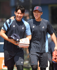 [포토] 김진욱-박승욱 ‘화기애애’