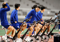 [포토] 김민재, 설영우와 이야기꽃