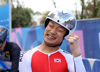 ‘세 바퀴’ 레이서 사이클 김용기, 패럴림피언 꿈 이뤘다… 도로독주 최종 10위 “LA에도 출전!” [파리2024]