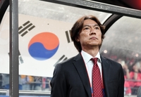[포토]팔레스타인 상대하는 대한민국의 홍명보 감독