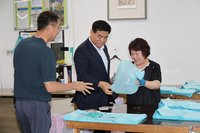 심규언 동해시장, 추석맞이 사회복지시설 위문