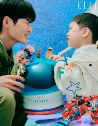 카메라 렌즈도 녹겠네...‘슈돌’ 김준호X은우 세상 달달한 부자 화보