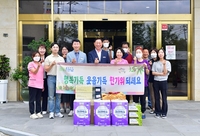 [포토] 김한종 장성군수, 추석 명절 사회복지시설 위문