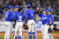 [포토]KT 잡은 삼성, 3연패 탈출