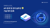 위베어소프트, ‘API 중개·통합 관리 시스템’ 기술 특허 등록