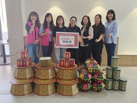 삼척시, 평생학습관 전통한지공예 강사 자격증 취득반 ‘한지공예품’ 기증