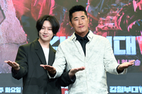 [포토]김희철-김동현, ‘강철부대W 재미없으면 저희를 욕해 주세요!’