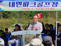 홍천군의회, ‘내면 파크골프장 개장 준공식’ 참석