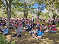 완주 고산면 주민들, 완주문화원 이전 계획 백지화 요구 집회