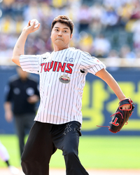 [포토]전현무의 시구