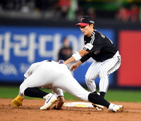 [포토] 황재균 ‘걸렸다’