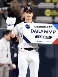 ‘3.1이닝 퍼펙트→데일리 MVP’ 박영현 “5차전도 등판하겠다, 0% 확률 또 깬다” [준PO4]