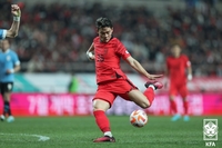 절묘할 때 터졌다! ‘벨기에서 부활’ 오현규, 오른발 추가골 폭발! 한국 2-0 요르단 [SS암만in]