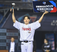 [포토] 임찬규, 준PO MVP