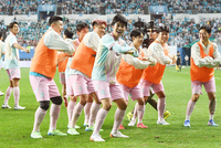 [포토]임영웅, 다 함께 세리머니