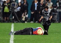 [포토]임영웅, 뛰랴 공연하랴 힘들어요!