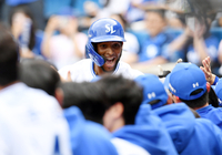 [포토]삼성 디아즈, 나도 홈런!