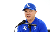 [포토]인터뷰 하는 삼성 박진만 감독