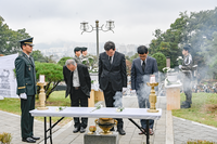 원강수 원주시장, 고(故) 심일 소령 추모식 참석