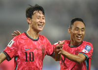 이재성, 요르단전 이어 이번에도 ‘머리’로 추가골…홍명보호 3-1 리드[이라크전 현장]