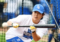 [포토]PO 2차전 준비하는 삼성 류지혁