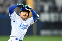 [포토]연타석 홈런 기록하는 삼성 김헌곤