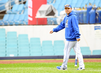 [포토]삼성 박진만 감독, 2차전도 승리를!