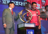 린가드 ‘깜짝 임대 몰표’, 군팀 정정용도 “입대할래?”…1위 울산vs2위 김천 입씨름부터 [SS현장]