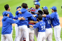 [포토] 한국시리즈 진출하는 삼성 사자군단