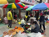 동해시, 북평오일장 원산지 표시 점검·홍보 캠페인