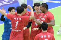 26득점 임성진 ‘에이스’ 모드…컵대회와 달랐던 한국전력, 대한항공 3-2로 제압하고 첫 승[현장리뷰]