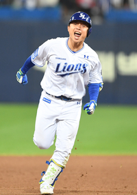 [포토]삼성 김헌곤, 또 홈런!