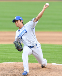 [포토]KS 4차전 등판한 삼성 이상민