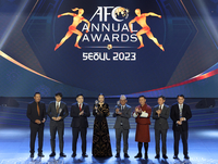 손흥민, 통산 4번째 올해 국제 선수상…최고의 선수는 아피프, 설영우 불발+박윤정 감독 여자지도자상[SS현장]