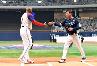 [포토]2차 평가전 앞둔 류중일 감독과 욘슨 감독