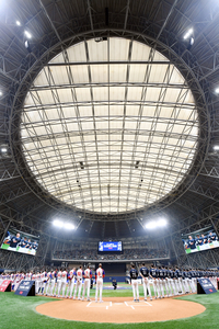 [포토]대한민국과 쿠바의 평가전 열리는 고척스카이돔