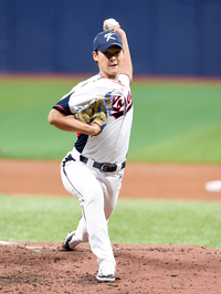 [포토]평가전 등판한 곽도규